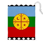 Flag Of The Mapuches Drawstring Pouch (4XL)