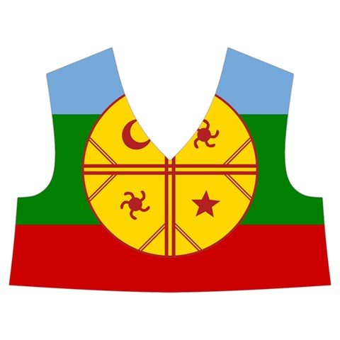 Flag Of The Mapuches Kids  Midi Sailor Dress from ArtsNow.com Front Top