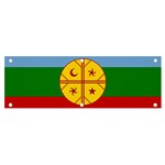 Flag Of The Mapuches Banner and Sign 6  x 2 