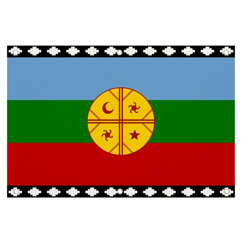 Flag Of The Mapuches Banner and Sign 6  x 4  from ArtsNow.com Front