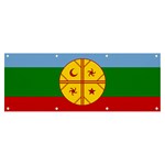 Flag Of The Mapuches Banner and Sign 8  x 3 