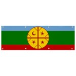 Flag Of The Mapuches Banner and Sign 9  x 3 
