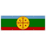Flag Of The Mapuches Banner and Sign 12  x 4 