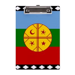 Flag Of The Mapuches A5 Acrylic Clipboard from ArtsNow.com Front