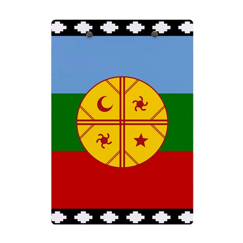Flag Of The Mapuches A5 Acrylic Clipboard from ArtsNow.com Back