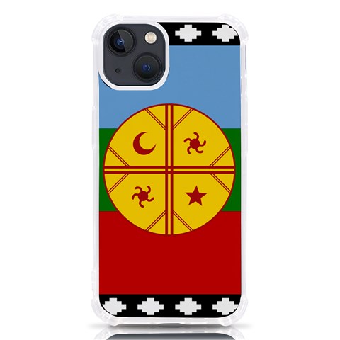 Flag Of The Mapuches iPhone 13 TPU UV Print Case from ArtsNow.com Front