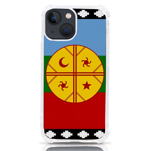 Flag Of The Mapuches iPhone 13 mini TPU UV Print Case from ArtsNow.com Front