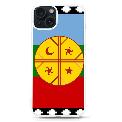 Flag Of The Mapuches iPhone 15 TPU UV Print Case from ArtsNow.com Front