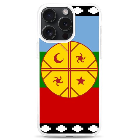 Flag Of The Mapuches iPhone 15 Pro Max TPU UV Print Case from ArtsNow.com Front