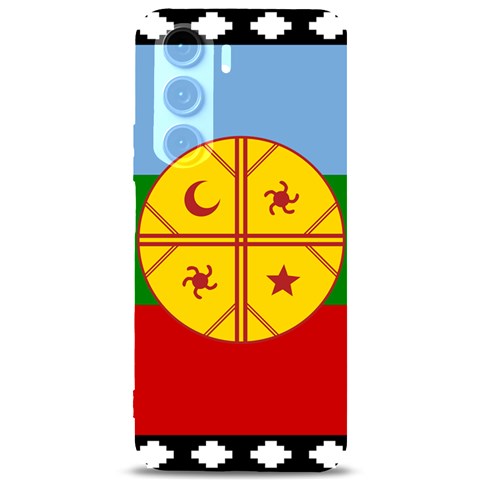Flag Of The Mapuches Samsung Galaxy S24 Plus 6.7 Inch Black TPU UV Case from ArtsNow.com Front