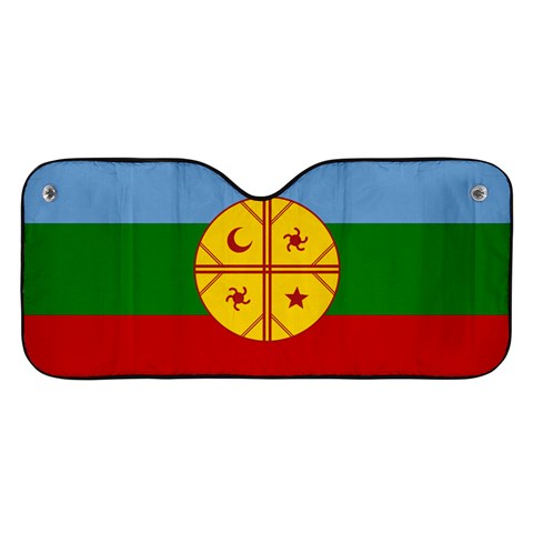 Flag Of The Mapuches Car Windshield Sunshade from ArtsNow.com Front