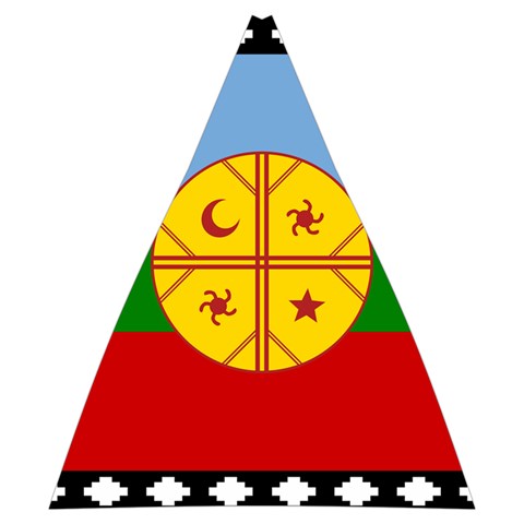 Flag Of The Mapuches Automatic Folding Umbrella with Case (Medium) from ArtsNow.com 17.22 x19.95  Umbrella - 2