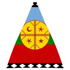 Flag Of The Mapuches Automatic Folding Umbrella with Case (Medium) from ArtsNow.com 17.22 x19.95  Umbrella - 2