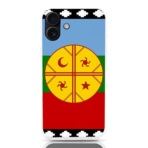 Flag Of The Mapuches iPhone 16 Plus TPU UV Print Case from ArtsNow.com Front
