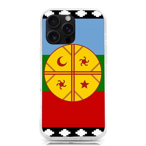 Flag Of The Mapuches iPhone 16 Pro Max TPU UV Print Case from ArtsNow.com Front