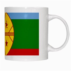 Flag Of The Mapuches Svg White Mug from ArtsNow.com Right