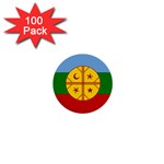 Flag Of The Mapuches Svg 1  Mini Buttons (100 pack) 