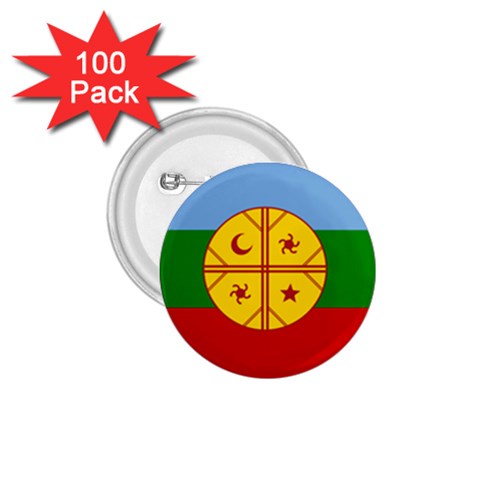 Flag Of The Mapuches Svg 1.75  Buttons (100 pack)  from ArtsNow.com Front