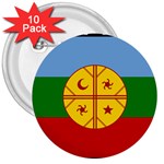 Flag Of The Mapuches Svg 3  Buttons (10 pack) 