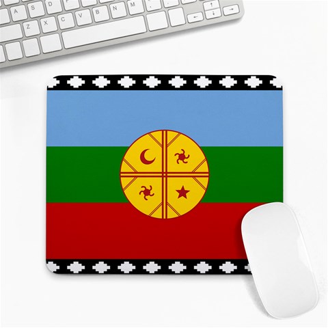 Flag Of The Mapuches Svg Large Mousepad from ArtsNow.com Front