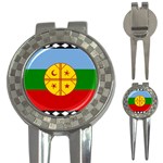 Flag Of The Mapuches Svg 3-in-1 Golf Divots