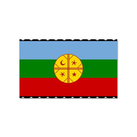 Flag Of The Mapuches Svg Sticker (Rectangular) from ArtsNow.com Front