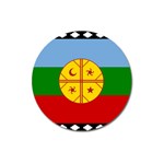 Flag Of The Mapuches Svg Magnet 3  (Round)