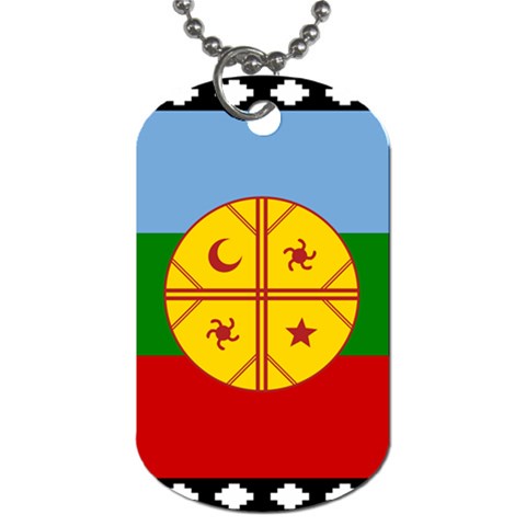 Flag Of The Mapuches Svg Dog Tag (One Side) from ArtsNow.com Front