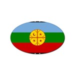 Flag Of The Mapuches Svg Sticker Oval (100 pack)