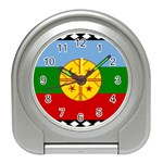 Flag Of The Mapuches Svg Travel Alarm Clock