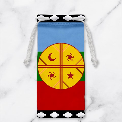 Flag Of The Mapuches Svg Jewelry Bag from ArtsNow.com Front