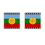 Flag Of The Mapuches Svg Cufflinks (Square)