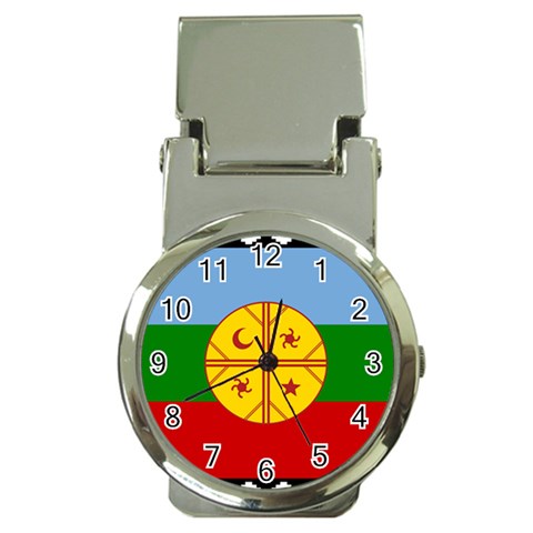 Flag Of The Mapuches Svg Money Clip Watches from ArtsNow.com Front