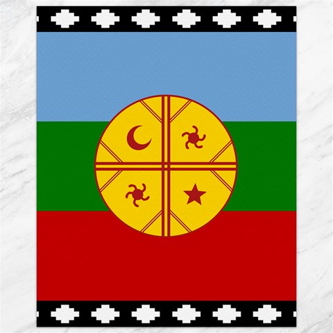 Flag Of The Mapuches Svg Canvas 16  x 20  from ArtsNow.com 15.75 x19.29  Canvas - 1