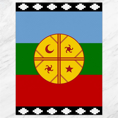 Flag Of The Mapuches Svg Canvas 18  x 24  from ArtsNow.com 17.8 x23.08  Canvas - 1
