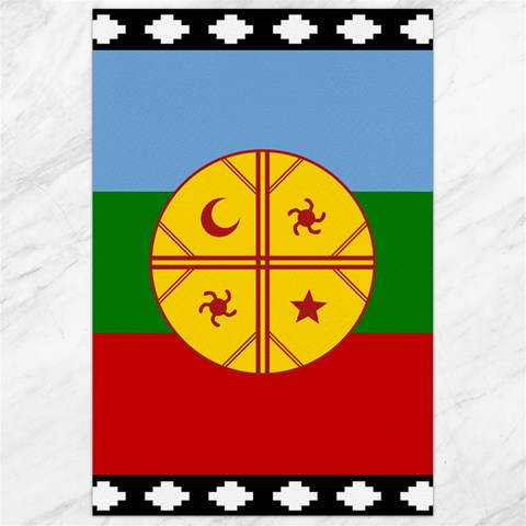 Flag Of The Mapuches Svg Canvas 24  x 36  from ArtsNow.com 23.35 x34.74  Canvas - 1