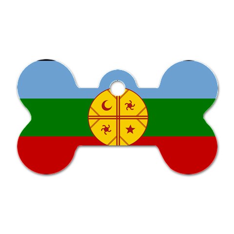 Flag Of The Mapuches Svg Dog Tag Bone (Two Sides) from ArtsNow.com Front