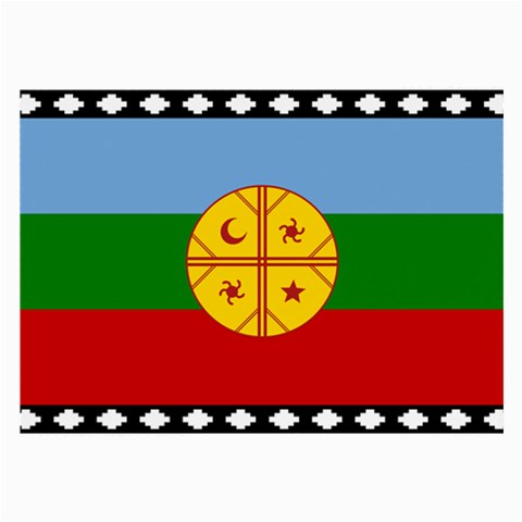 Flag Of The Mapuches Svg Large Glasses Cloth from ArtsNow.com Front