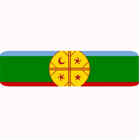 Flag Of The Mapuches Svg Large Bar Mat from ArtsNow.com 32 x8.5  Bar Mat