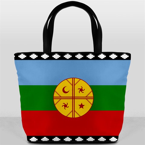 Flag Of The Mapuches Svg Bucket Bag from ArtsNow.com Front