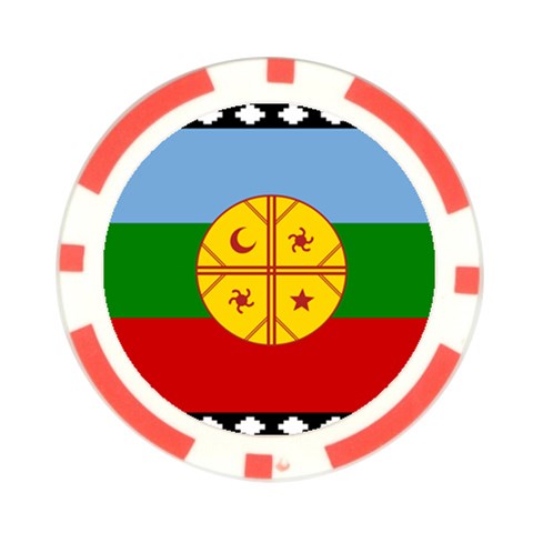 Flag Of The Mapuches Svg Poker Chip Card Guard (10 pack) from ArtsNow.com Front