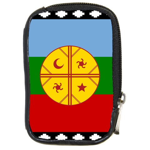 Flag Of The Mapuches Svg Compact Camera Leather Case from ArtsNow.com Front