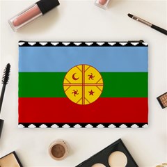 Flag Of The Mapuches Svg Cosmetic Bag (Large) from ArtsNow.com Back