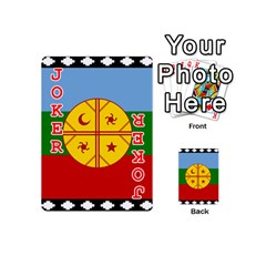 Flag Of The Mapuches Svg Playing Cards 54 Designs (Mini) from ArtsNow.com Front - Joker2