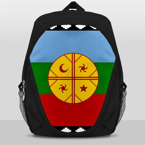 Flag Of The Mapuches Svg Backpack Bag from ArtsNow.com Front