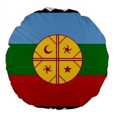 Flag Of The Mapuches Svg Large 18  Premium Round Cushions from ArtsNow.com Back