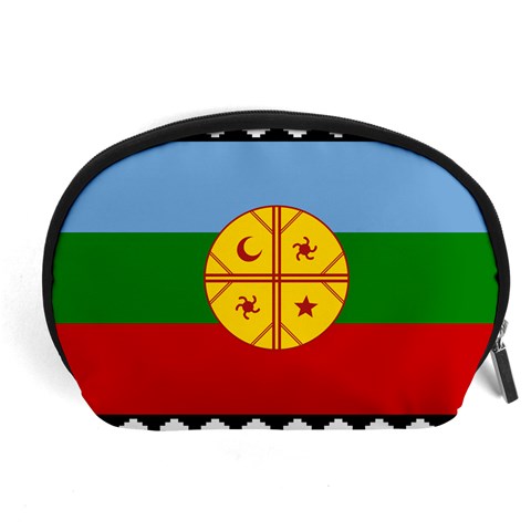 Flag Of The Mapuches Svg Accessory Pouch (Large) from ArtsNow.com Front