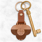 Flag Of The Mapuches Svg Engraved Wood Key Chain