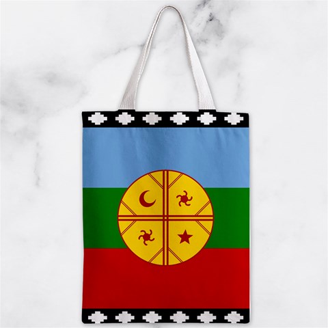 Flag Of The Mapuches Svg Zipper Classic Tote Bag from ArtsNow.com Front
