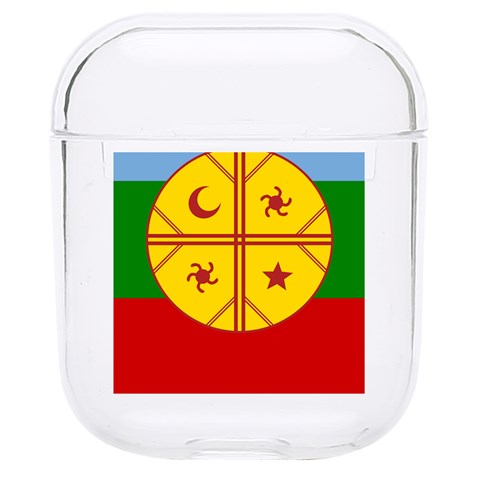 Flag Of The Mapuches Svg Hard PC AirPods 1/2 Case from ArtsNow.com Front